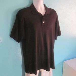 Brown Van Heusen Men's Polo Shirt Size M